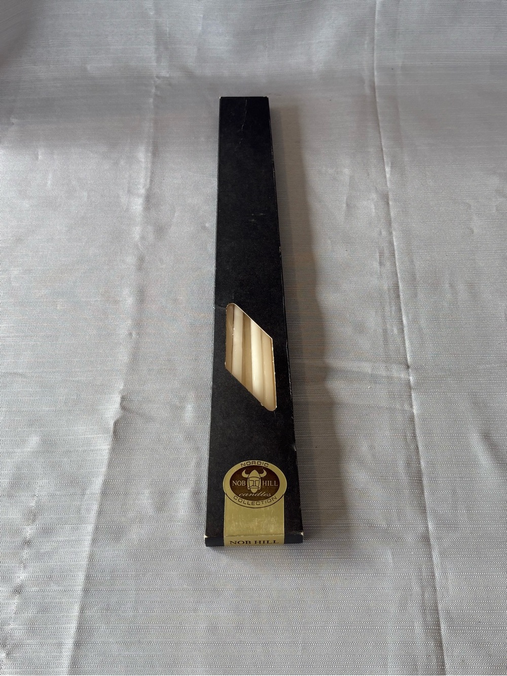 Vintage Unused Cream Dinner Candles - Set of Tapers
